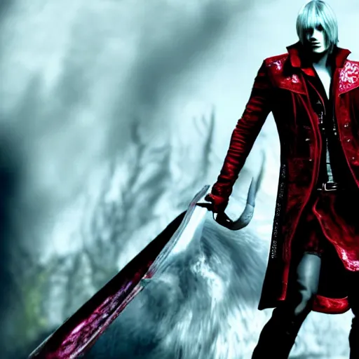 prompthunt: frank dillane as young dante from devil may cry 3, detailed,  full body