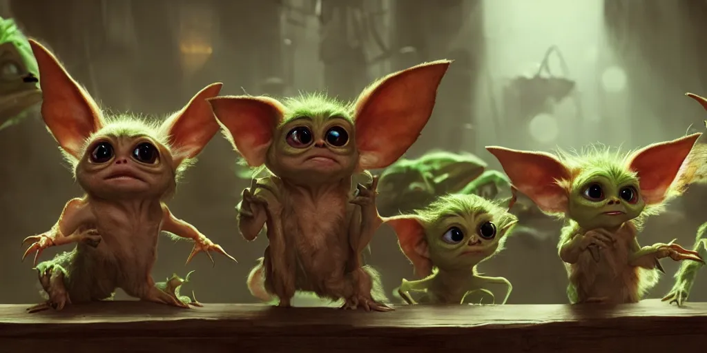 gizmo from gremlins in the new labyrinth movie : r/dalle2