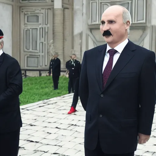 Image similar to Alexander Lukashenko in Undertale