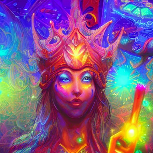Image similar to skill magic deepdream radiating a glowing aura stuff loot legends stylized digital illustration video game icon artstation