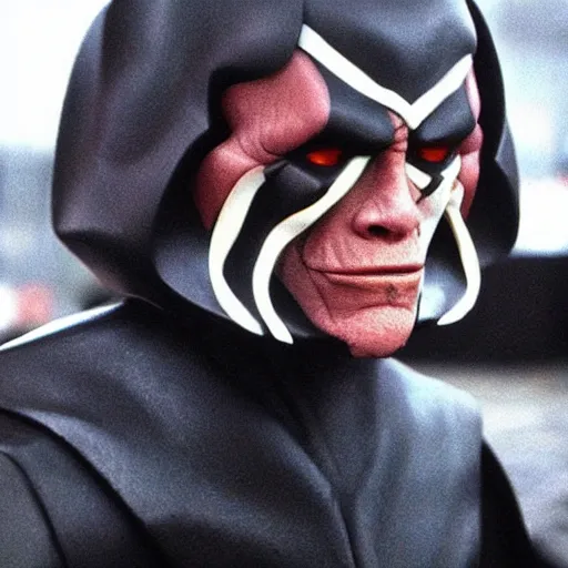 Image similar to Willem Dafoe as a Sith Lord