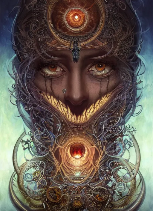 Image similar to dream with glowing eyes, shamanic poster lsd art, intricate, elegant, highly detailed, centered, digital painting, artstation, concept art, smooth, sharp focus, illustration, artgerm, tomasz alen kopera, peter mohrbacher, donato giancola, joseph christian leyendecker, wlop, frank frazetta