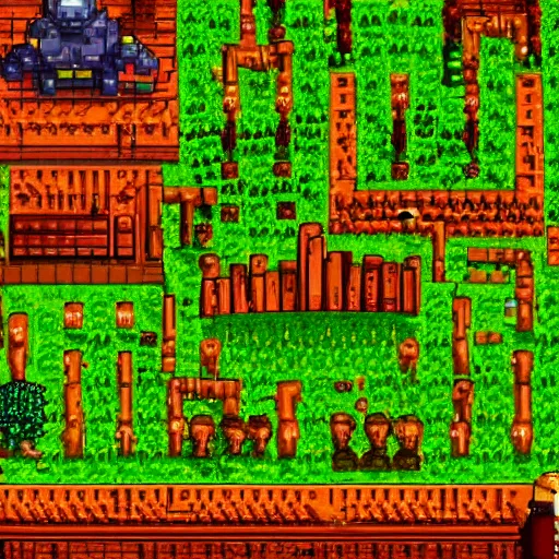 Image similar to doomguy in stardew valley