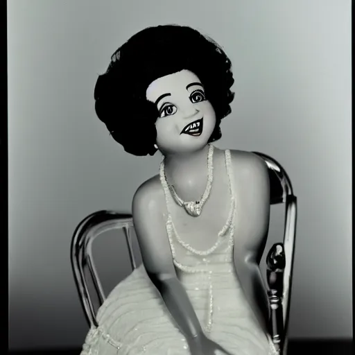 Image similar to photo of american president betty boop. 3 5 mm. studio lighting.