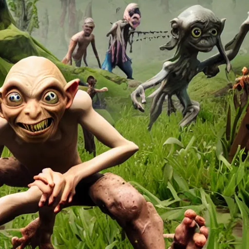 Image similar to Gollum fortnite battle royale