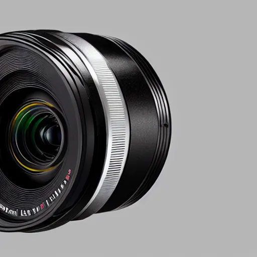 Prompt: Laowa Argus 24mm f/0.95, newly released photographic lens, Sony E mount version, product photography, studio light, white background