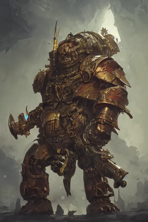 Image similar to martti ahtisaari as a warhammer ork boss, sci fi, highly detailed, digital painting, artstation, concept art, sharp focus, illustration, art by artgerm and greg rutkowski and alphonse mucha