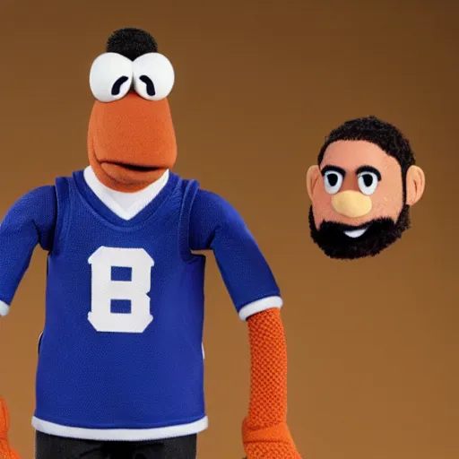 Image similar to jason tatum as a muppet