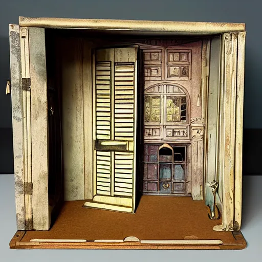 Image similar to endless doors diorama box