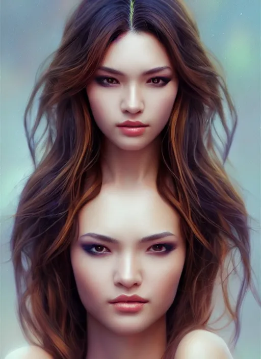 Image similar to photo of a gorgeous female in the style of stefan kostic, realistic, professionally, professionally color graded, half body shot, sharp focus, 8 k high definition, insanely detailed, intricate, elegant, art by stanley lau and artgerm