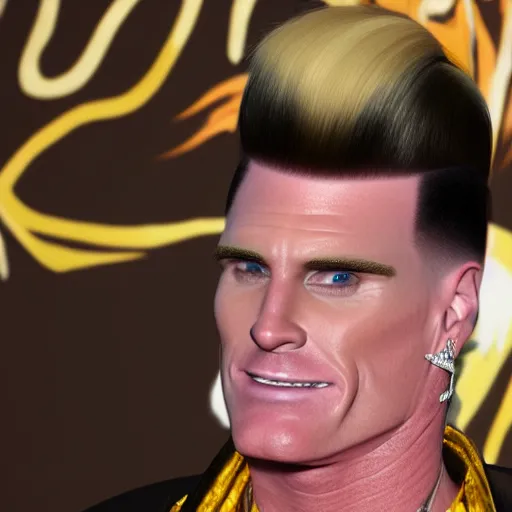 Prompt: vanilla ice's hair is ice cream but his hair is made out of swirly ice cream vanilla ice cream his hair is completely made out of vanilla swirled vanilla ice cream, ice cream hair, realistic, hyperrealistic, ultra realistic, real, real world, highly detailed, very detailed, extremely detailed, intricate details, 8 k resolution, hd quality