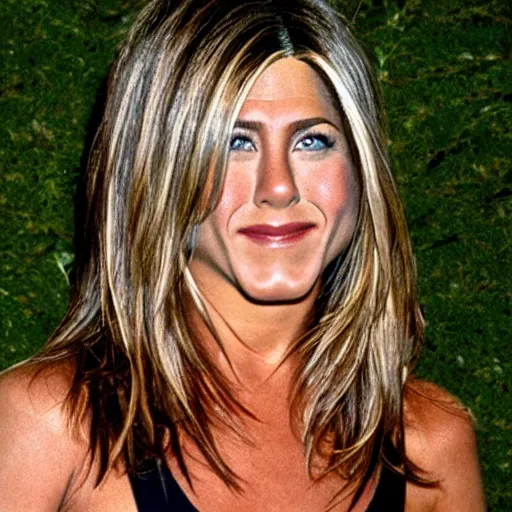 Image similar to jennifer aniston with snakes for hair, medusa