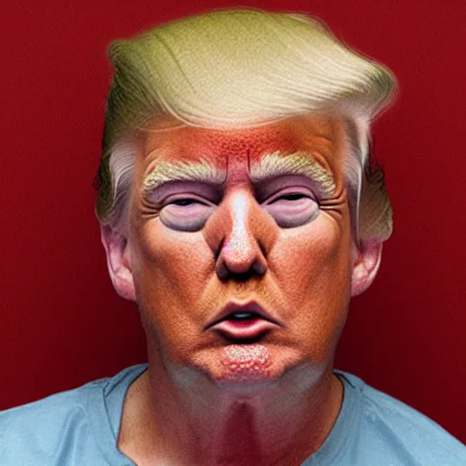 Prompt: mugshot of donald trump on crack