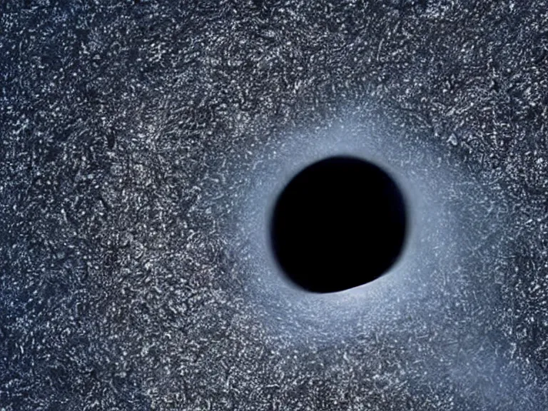 Prompt: a black hole as seen in interstellar. gargantua, scifi scene, vacuum of space, volumetric lighting, high resolution