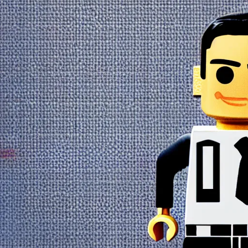 Prompt: Ben shapiro as a Lego man