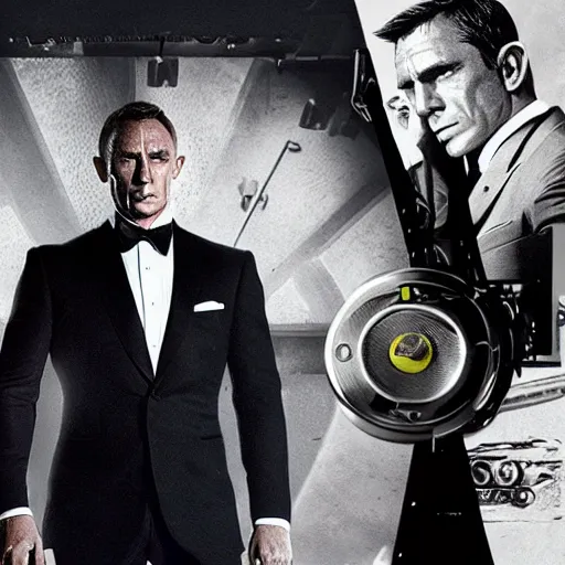 Image similar to james bond by zack snyder