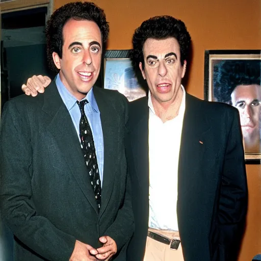 Image similar to jerry seinfeld and cosmo kramer