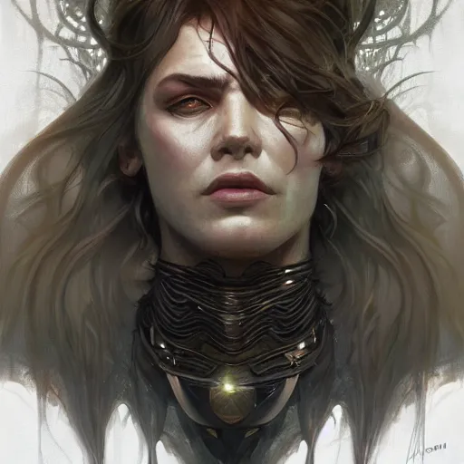 Prompt: brutalist Portrait of Shadow King, intricate, wild, highly detailed, digital painting, artstation, concept art, smooth, sharp focus, illustration, art by artgerm and greg rutkowski and alphonse mucha and Hajime Sorayama