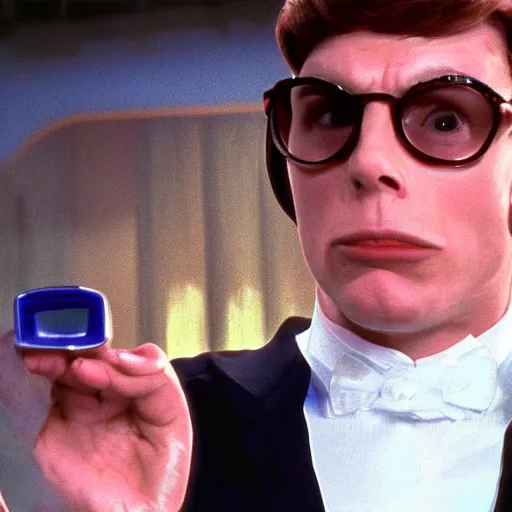 Image similar to Live Action Still of Jerma985 in Austin Powers, real life, hyperrealistic, ultra realistic, realistic, highly detailed, epic, HD quality, 8k resolution, body and headshot, film still