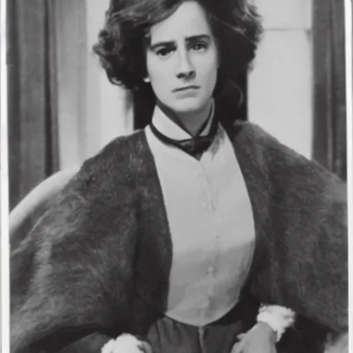 Image similar to film still of Hermione Grainger.