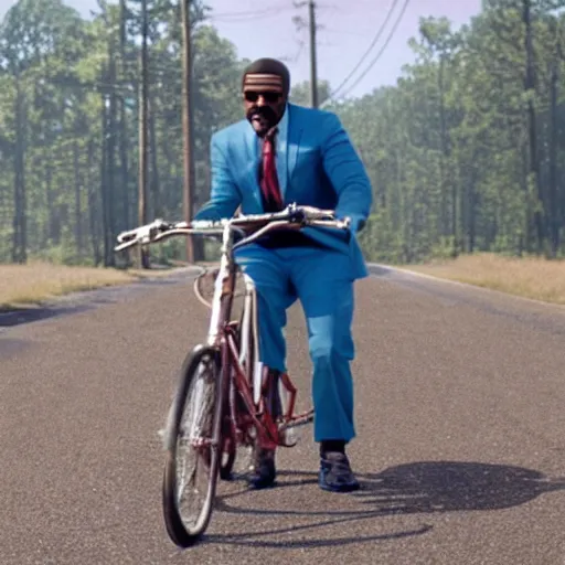 Prompt: film still of Steve Harvey starring in Stranger Things