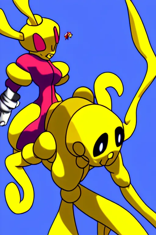 Image similar to q - bee from darkstalkers