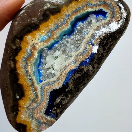 Image similar to cinnabarite geode