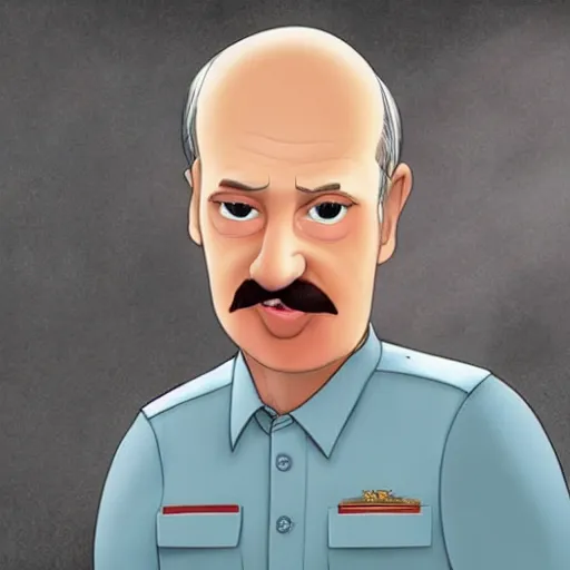 Prompt: alexander lukashenko starring in pixar cartoon.