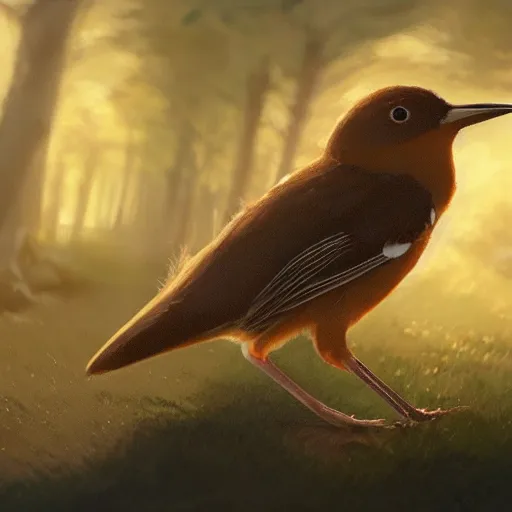 Image similar to spanish wren bird, reyezuelo listado, regulus ignicapilla, in avila pinewood, 4 k, concept art, by wlop, ilya kuvshinov, artgerm, krenz cushart, greg rutkowski, pixiv. cinematic dramatic atmosphere, sharp focus, volumetric lighting, cinematic lighting, studio quality