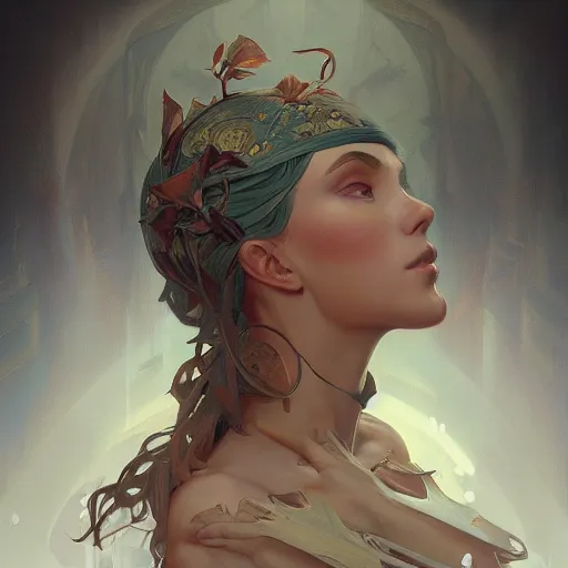 Image similar to human consciousness, highly detailed, digital painting, artstation, concept art, sharp focus, illustration, art by artgerm and greg rutkowski and alphonse mucha