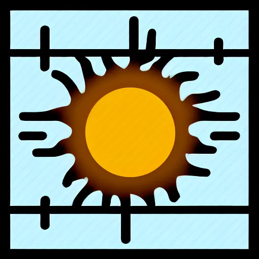 Image similar to icon for weather app, icon, sun, favicon