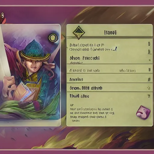 Image similar to taro card deck in the middle of a magic storm, concept art