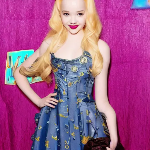 Image similar to queen mal from descendants, disney, dove cameron