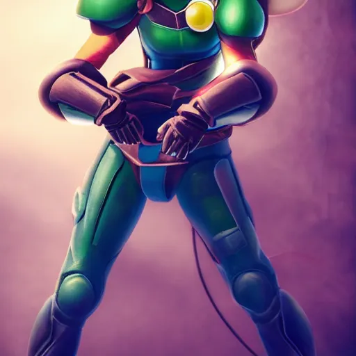 Image similar to samus aran as link