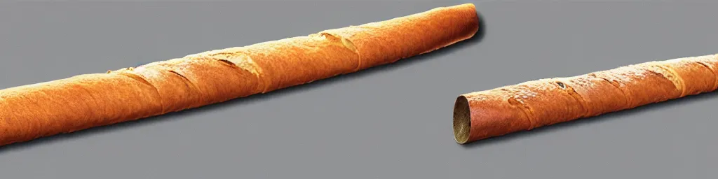 Prompt: very long realistic baguette
