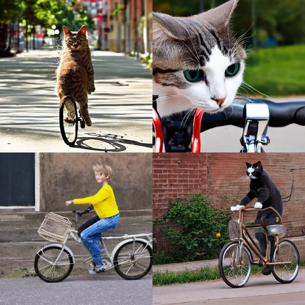 Cat riding in bike cheap basket