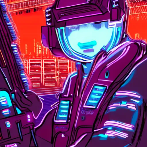 Prompt: a cyberpunk maltese