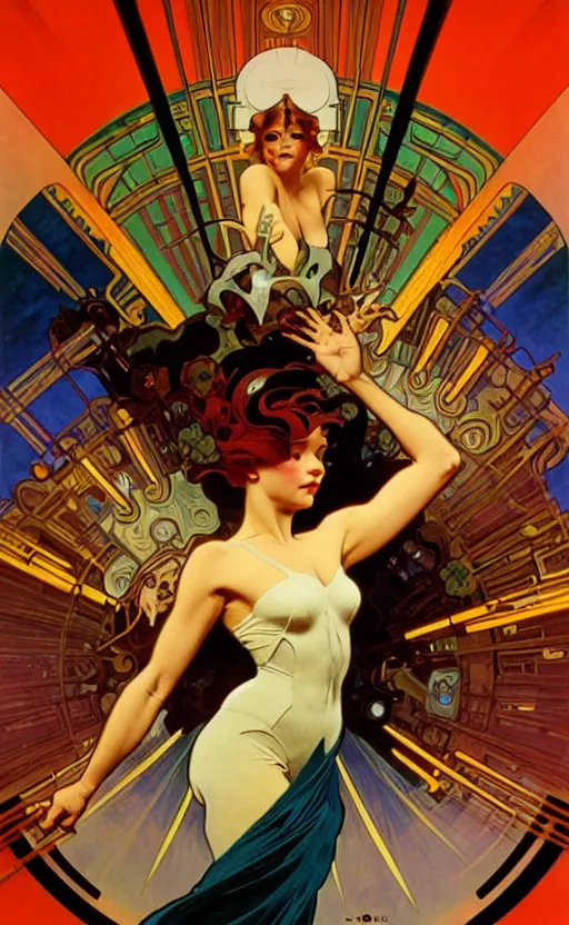 Image similar to exquisite imaginative scifi poster art, movie art, by lucusfilm, weta studio, alphonso mucha, james jean, frank frazetta, 8 k, denoised, sharp, crisp, high quality, cinematic