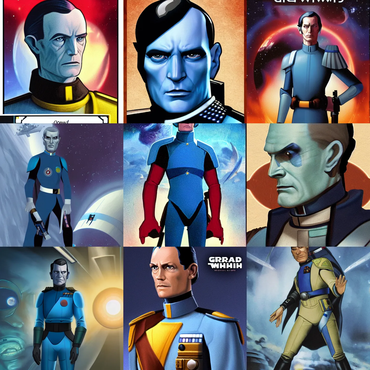 Prompt: Grand Admiral Thrawn