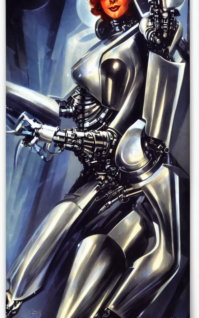 Image similar to futurist cybernetic knight, future perfect, award winning digital art by enoch bolles