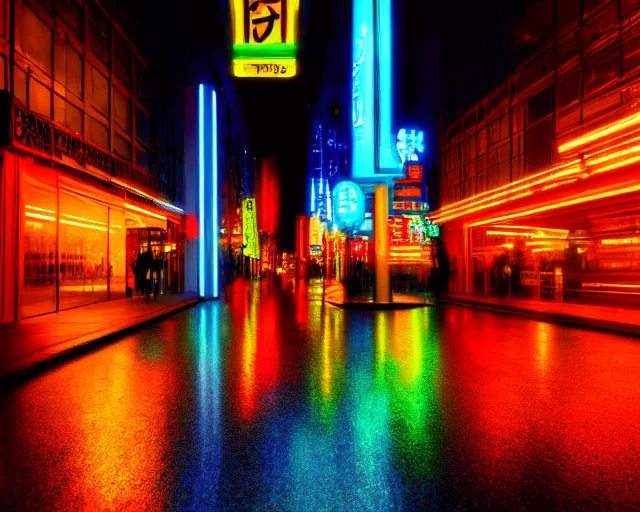 Prompt: a toyko street lit by neon lights painting by j. m. w. turner. cinematic, beautiful lighting, detailed background, 8 k