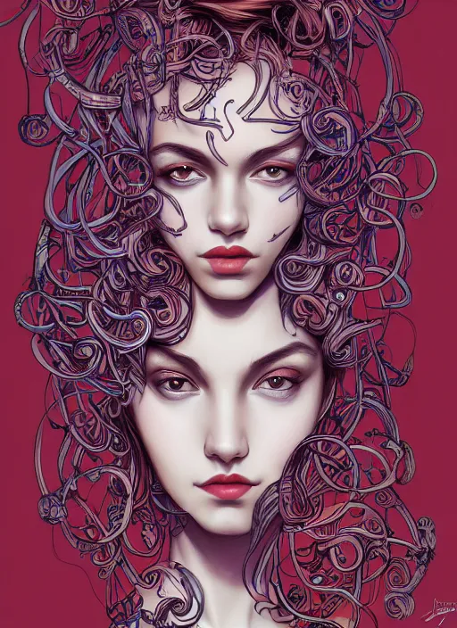 Image similar to girl venizian, extremely detailed, sharp focus, portrait, smooth, digital illustration, by james jean, by eliza ivanovo