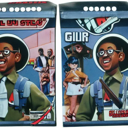 Image similar to steve urkel g. i. joe candid 1 9 8 0 s children's show, detailed facial expressions