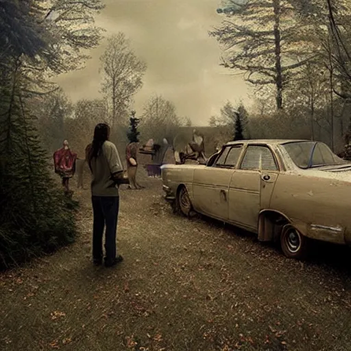 Prompt: artwork by Gregory Crewdson