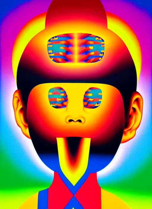 Image similar to head explosion by shusei nagaoka, kaws, david rudnick, airbrush on canvas, pastell colours, cell shaded!!!, 8 k