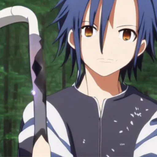 Prompt: Remi Malek as sasuke Sword Art Online Movie Adaptation