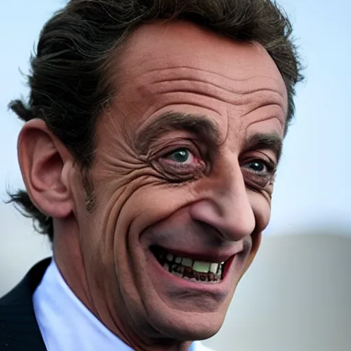 Image similar to Nicolas Sarkozy as the joker