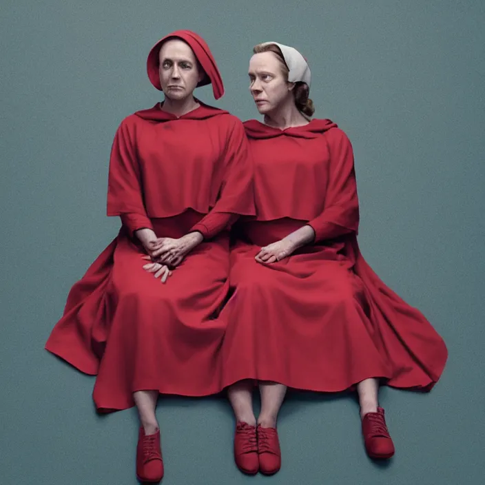 Prompt: handmaids tale, by charlie kaufman, 8 k, medium - format print