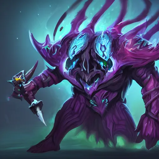 Image similar to the Underlord from DOTA2, concept art, artwork, Underlord dota2