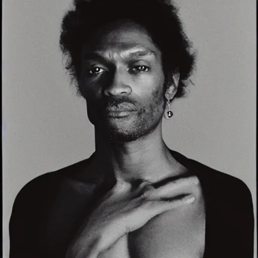 Image similar to portrait by robert mapplethorpe